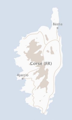 map corse